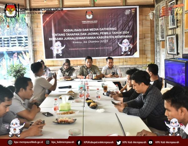 Sosialisasi dan Media Gathering bersama Jurnalis/Wartawan Kabupaten Mempawah