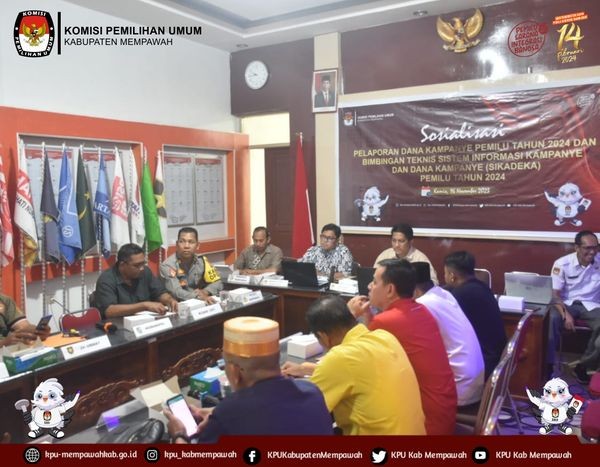 Sosialisasi terkait Pelaporan Dana Kampanye Pemilu Tahun 2024 dan Pengenalan SIKADEKA