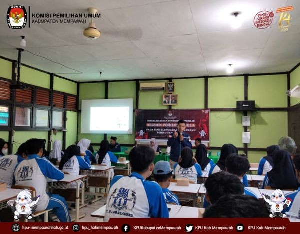 Sosialisasi Dan Pendidikan Pemilih di SMAN 1 Sungai Kunyit