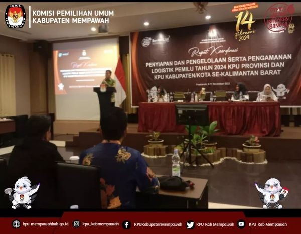 Rapat Koordinasi Penyiapan dan Pengelolaan serta Pengamanan Logistik Pemilu Tahun 2024