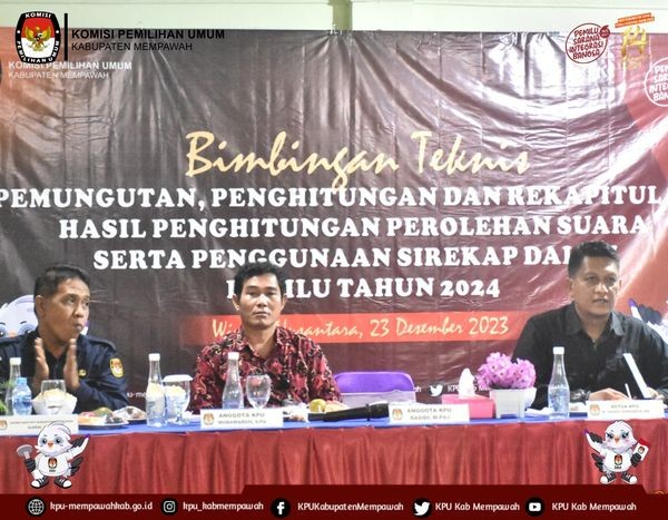 Bimtek Pemungutan, Penghitungan, dan Rekap Hasil Tungsura untuk Pemilu Tahun 2024