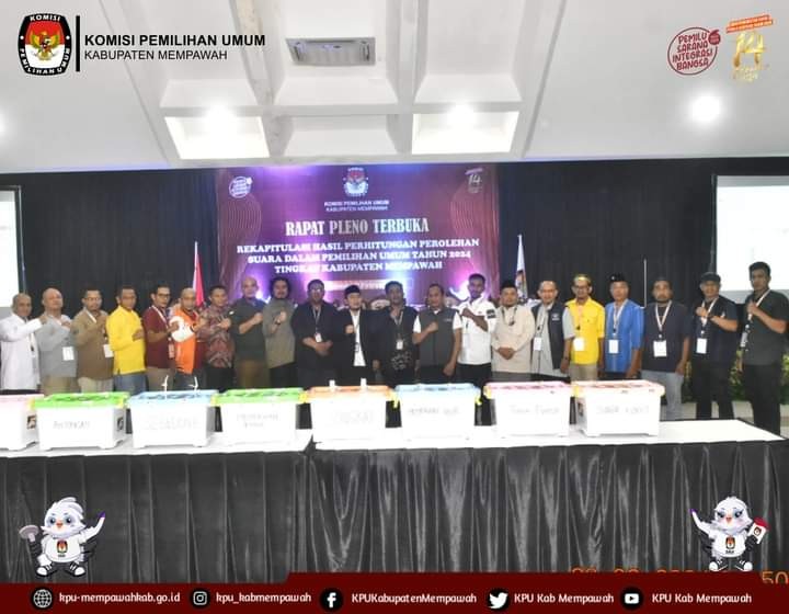 Rapat Pleno Terbuka Rekapitulasi Perhitungan Perolehan Suara dalam Pemilihan Umum Tahun 2024