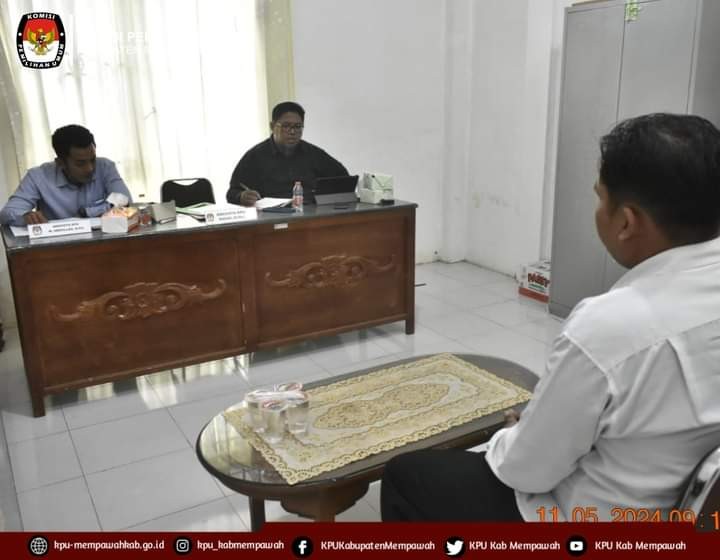 TES WAWANCARA HARI PERTAMA CALON ANGGOTA PPK UNTUK PILKADA TAHUN 2024