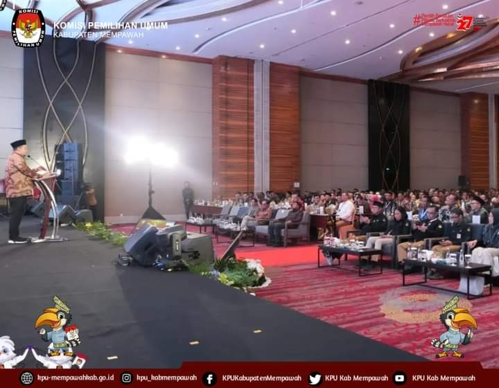 RAKORNAS  PERSIAPAN PENERIMAAN PENDAFTARAN DALAM TAHAPAN PENCALONAN PEMILIHAN SERENTAK TAHUN 2024