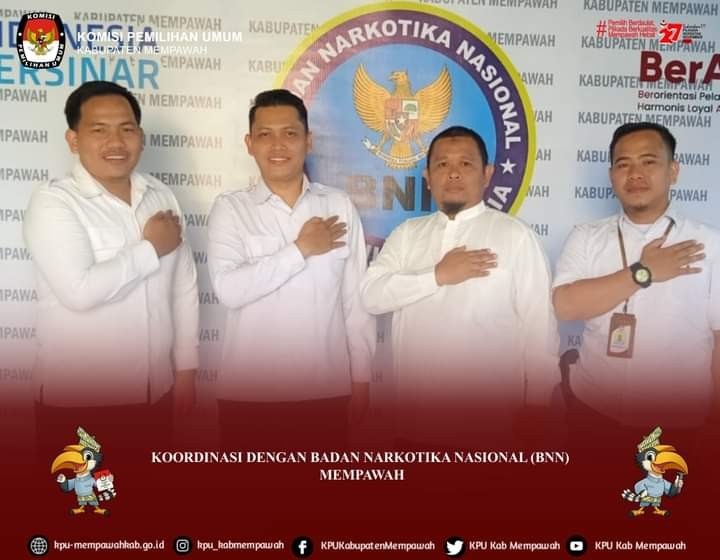 KOORDINASI DENGAN BADAN NARKOTIKA NASIONAL (BNN) MEMPAWAH