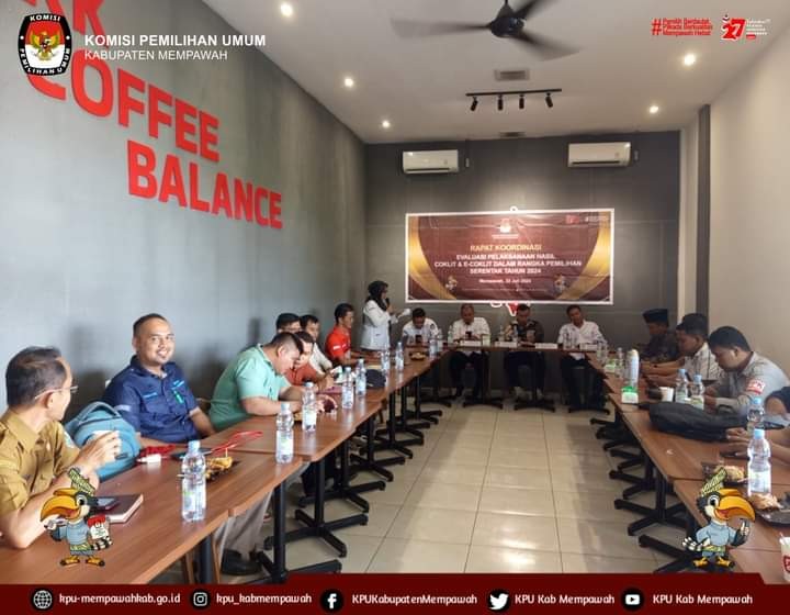 RAPAT KOORDINASI EVALUASI PELAKSAAN HASIL COKLIT & E-COKLIT