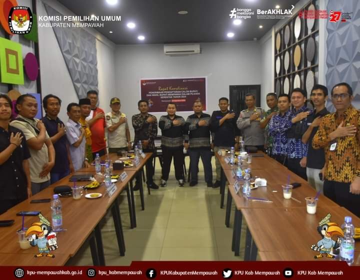 RAPAT KOORDINASI PENERIMAAN PENDAFTARAN CALON BUPATI DAN WAKIL BUPATI DALAM PILKADA SERENTAK