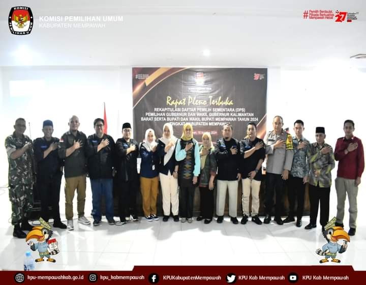 RAPAT PLENO TERBUKA REKAPITULASI DPS PILKADA TAHUN 2024