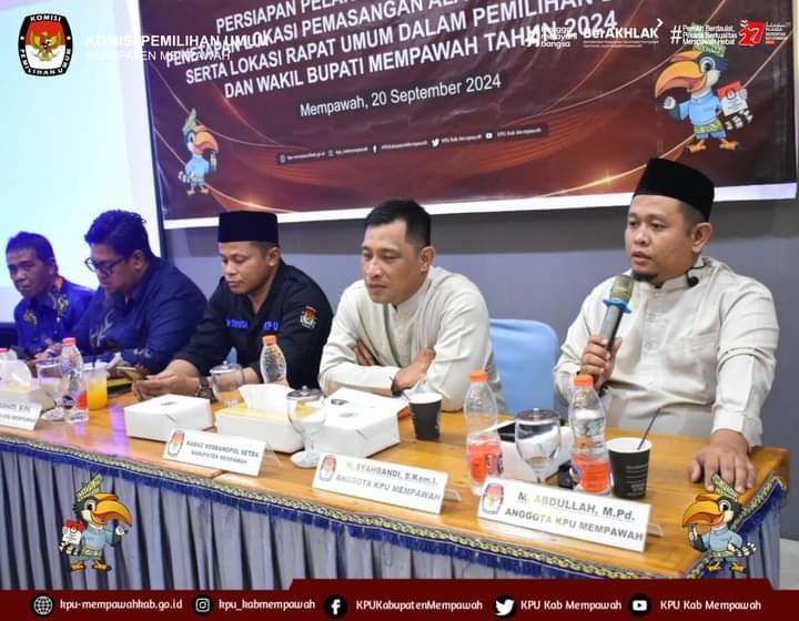 RAKOR PERSIAPAN PELAKSAAN KAMPANYE DAN PENETAPAN LOKASI PEMASANGAN APK SERTA LOKASI RAPAT UMUM