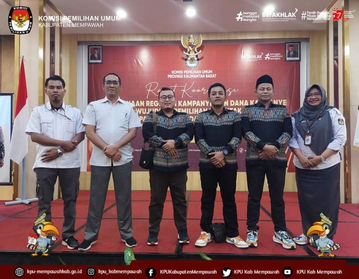 RAPAT KOORDINASI PELAKSAAN REGULASI KAMPANYE DAN DANA KAMPANYE UNTUK PEMILIHAN SERENTAK TAHUN 2024