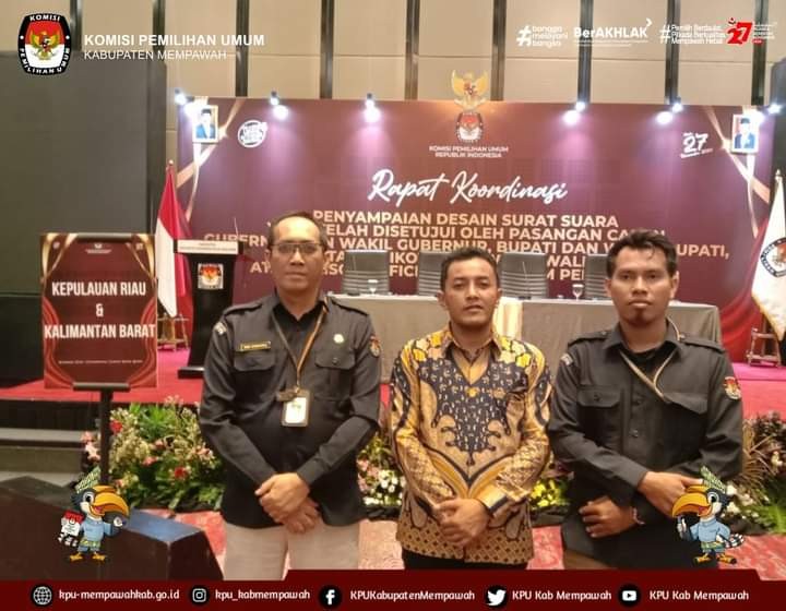 Penyampaian Desain Surat Suara yang Disetujui Pasangan Calon Kepala Daerah