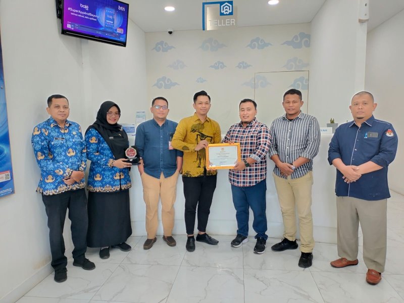 Apresiasi Dukungan Penyelenggaran Pemilihan Serentak Tahun 2024 Kepada Bank BTN Mempawah