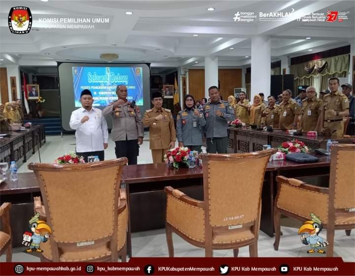 Peningkatan Kapasitas Satlinmas Desa/Kelurahan se-Kabupaten Mempawah Pilkada 2024