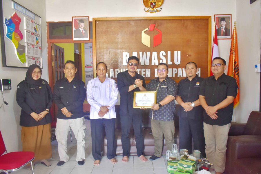 Apresiasi Dukungan Penyelenggaran Pemilihan Serentak Tahun 2024 Kepada Bawaslu Mempawah