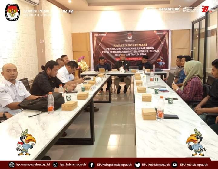 Rapat Koordinasi Kampanye Rapat Umum Pilbup Mempawah 2024