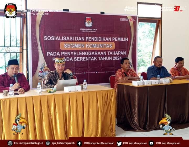 SOSIALISASI DAN PENDIDIKAN SEGMEN KOMUNITAS PADA PENYELENGGARAAN PEMILIHAN SERENTAK TAHUN 2024