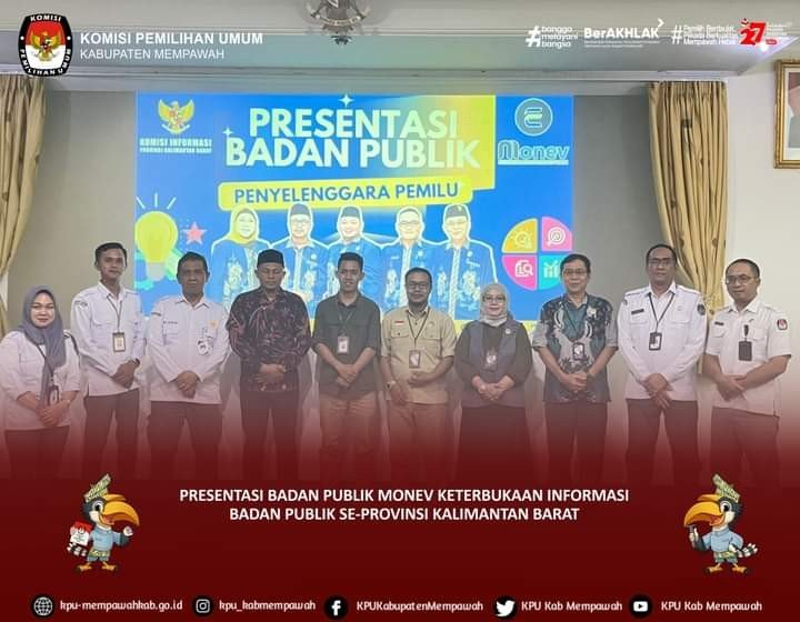 PRESENTASI BADAN PUBLIK MONEV KETERBUKAAN INFORMASI BADAN PUBLIK SE-PROVINSI KALIMANTAN BARAT