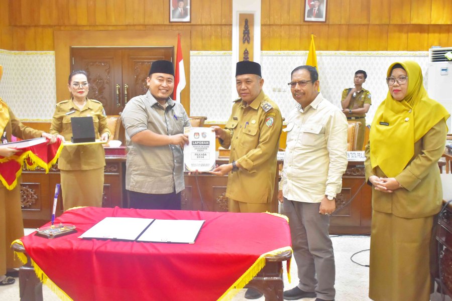 Penyampaian Laporan Tahapan Pilkada Tahun 2024 Kepada Pemerintah Kabupaten Mempawah