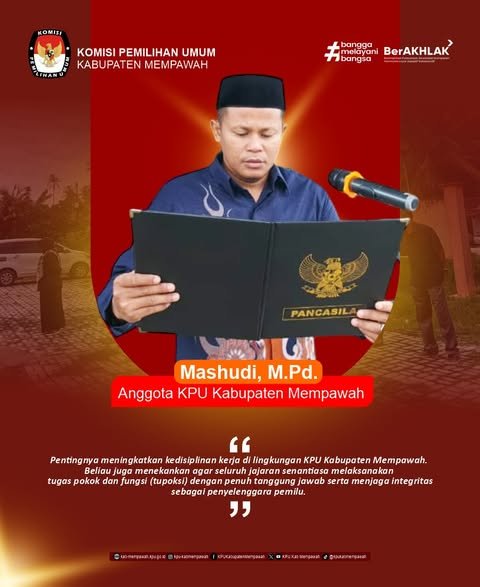 KPU Mempawah Tekankan Disiplin dan Integritas Melalui Apel Pagi
