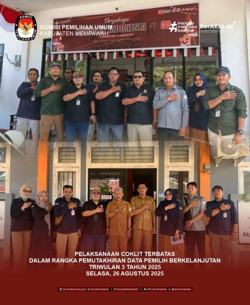 KPU Mempawah Laksanakan Coklit Terbatas