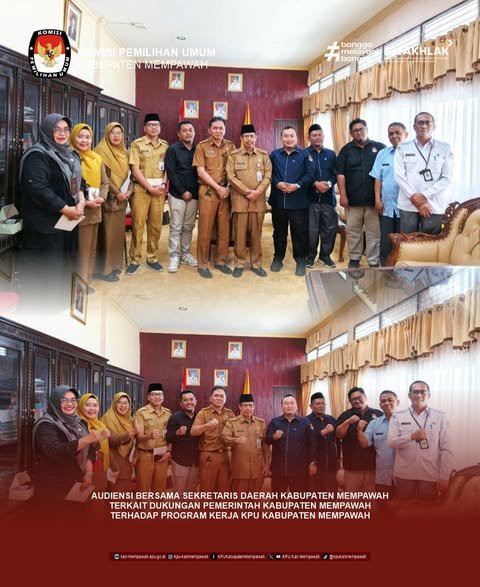 Audiensi dengan Sekda Terkait Dukungan Pemkab terhadap Program Kerja