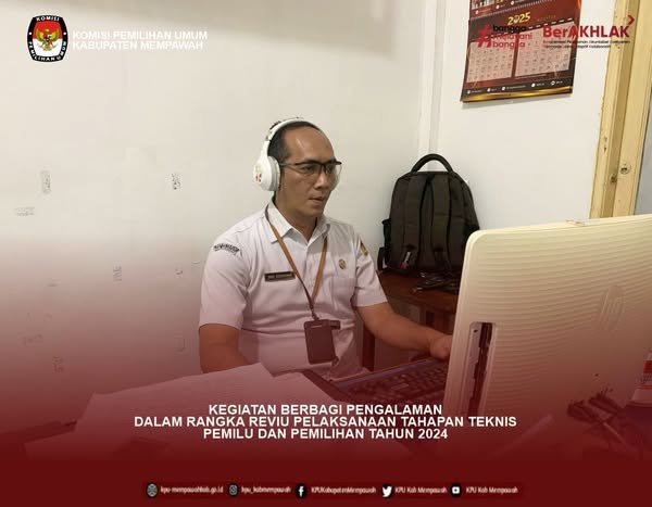 KPU Mempawah Ikuti Berbagi Pengalaman Reviu Tahapan Teknis Pemilu 2024