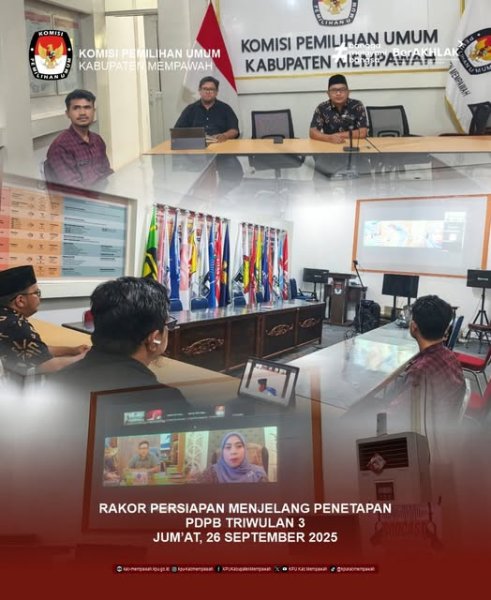 Rapat Koordinasi persiapan penetapan Daftar Pemilih Berkelanjutan Triwulan III Tahun 2025