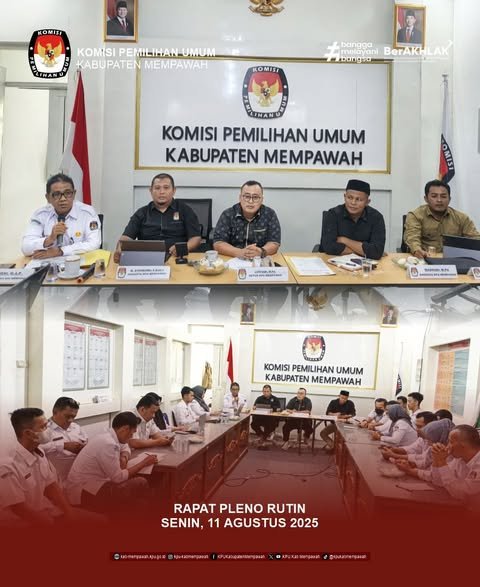Rapat Pleno Rutin, Bahas Evaluasi Kinerja dan Persiapan HUT RI ke-80