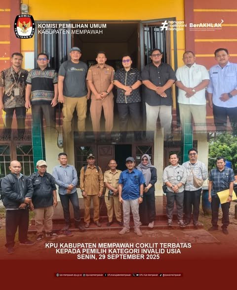 KPU Mempawah Lakukan Coklit Terbatas (Coktas) Terhadap Pemilih Kategori Invalid Usia