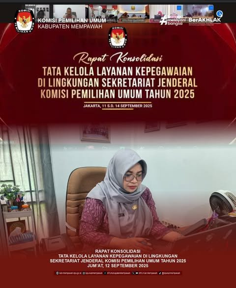 Rakor Tata Kelola Layanan Kepegawaian di Lingkungan Sekretariat Jenderal KPU Tahun 2025