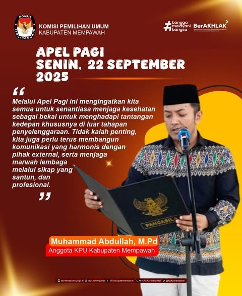 Apel Pagi Muhammad Abdullah Ajak Jaga Kesehatan dan Komunikasi yang Baik