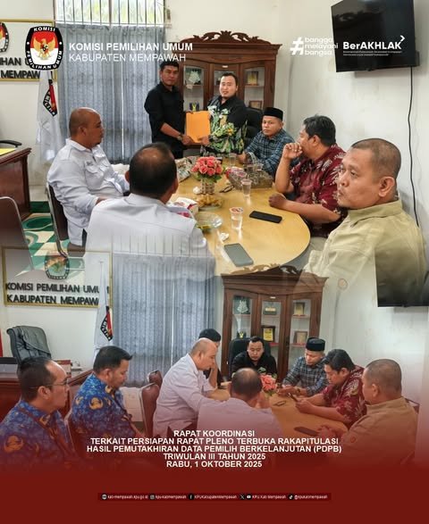 Rapat Koordinasi Bersama Bawaslu Kabupaten Mempawah